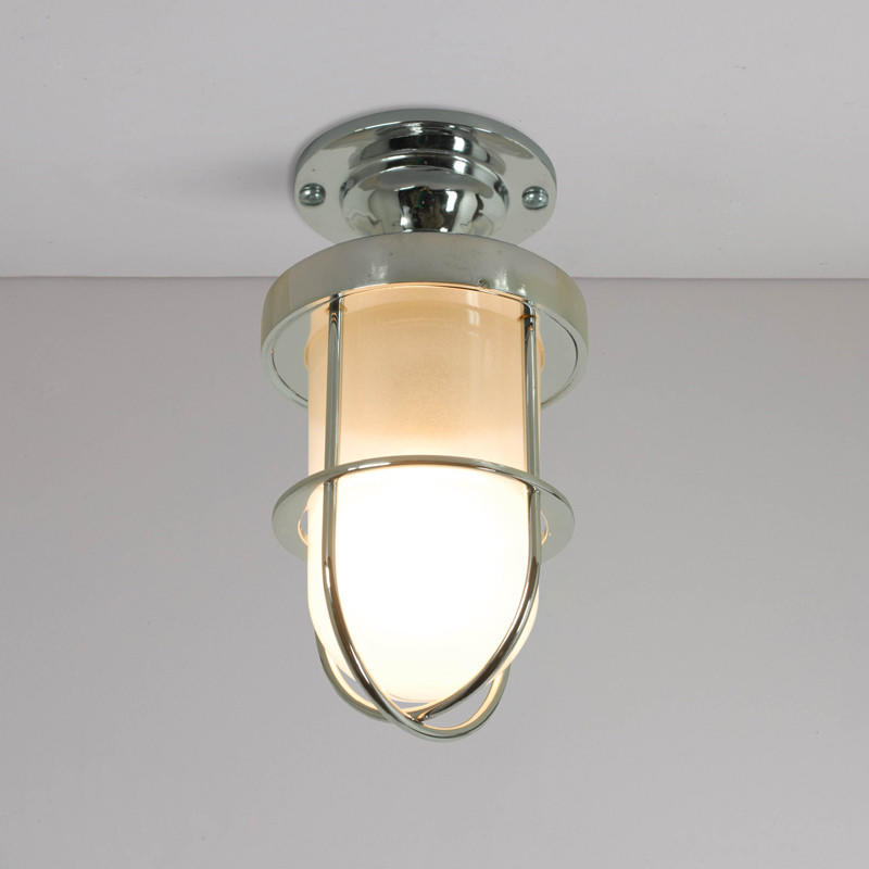 Original BTC Miniature Ship’s Well Glass 7204 Ceiling Light | All Square Lighting
