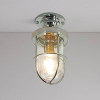 Original BTC Miniature Ship’s Well Glass 7204 Ceiling Light | All Square Lighting