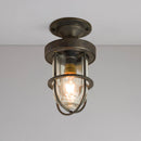 Original BTC Miniature Ship’s Well Glass 7204 Ceiling Light | All Square Lighting