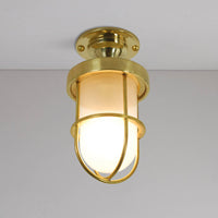 Original BTC Miniature Ship’s Well Glass 7204 Ceiling Light | All Square Lighting