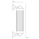 Original BTC Pillar Offset LED Wall Light | All Square Lighting
