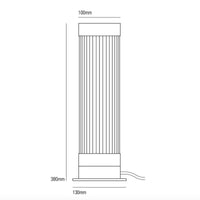 Original BTC Pillar Table Lamp | All Square Lighting
