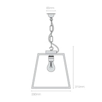 Original BTC Quad Medium IP Pendant Light | All Square Lighting