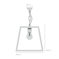 Original BTC Quad Medium Pendant Light | All Square Lighting