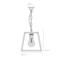Original BTC Quad Small Pendant Light | All Square Lighting