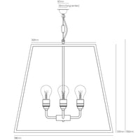 Original BTC Quad XL Pendant Light | All Square Lighting