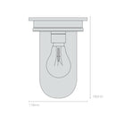 Original BTC Ship’s Companionway 7202 Ceiling Light | All Square Lighting