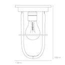 Original BTC Ship’s Companionway 7203 Ceiling Light | All Square Lighting