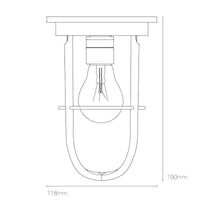 Original BTC Ship’s Companionway 7203 Ceiling Light | All Square Lighting