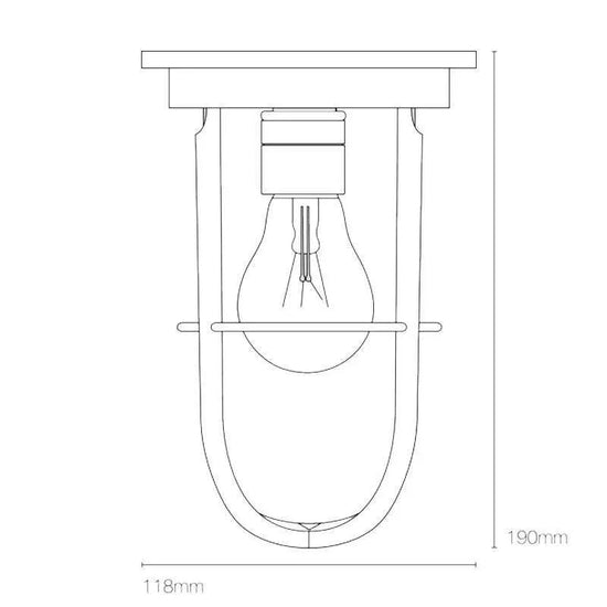 Ship’s Companionway 7203 Ceiling Light