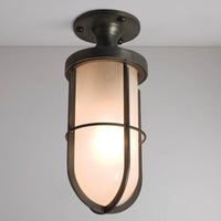 Original BTC Ship’s Well Glass 7204 Ceiling Light | All Square Lighting