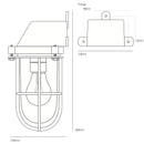 Original BTC Weatherproof Ship’s 7401 Wall Light | All Square Lighting