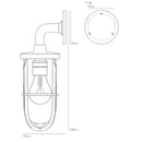 Original BTC Weatherproof Ship’s Wall Light | All Square Lighting