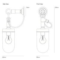 Original BTC Well Glass Wall Light | All Square Lighting