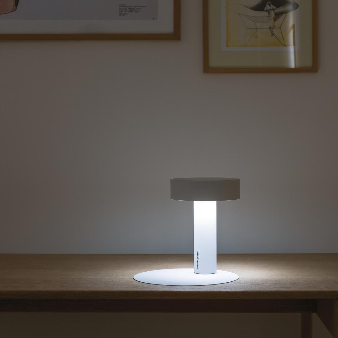 Davide Groppi PoPuP Speaker Portable Table Lamp | All Square Lighting