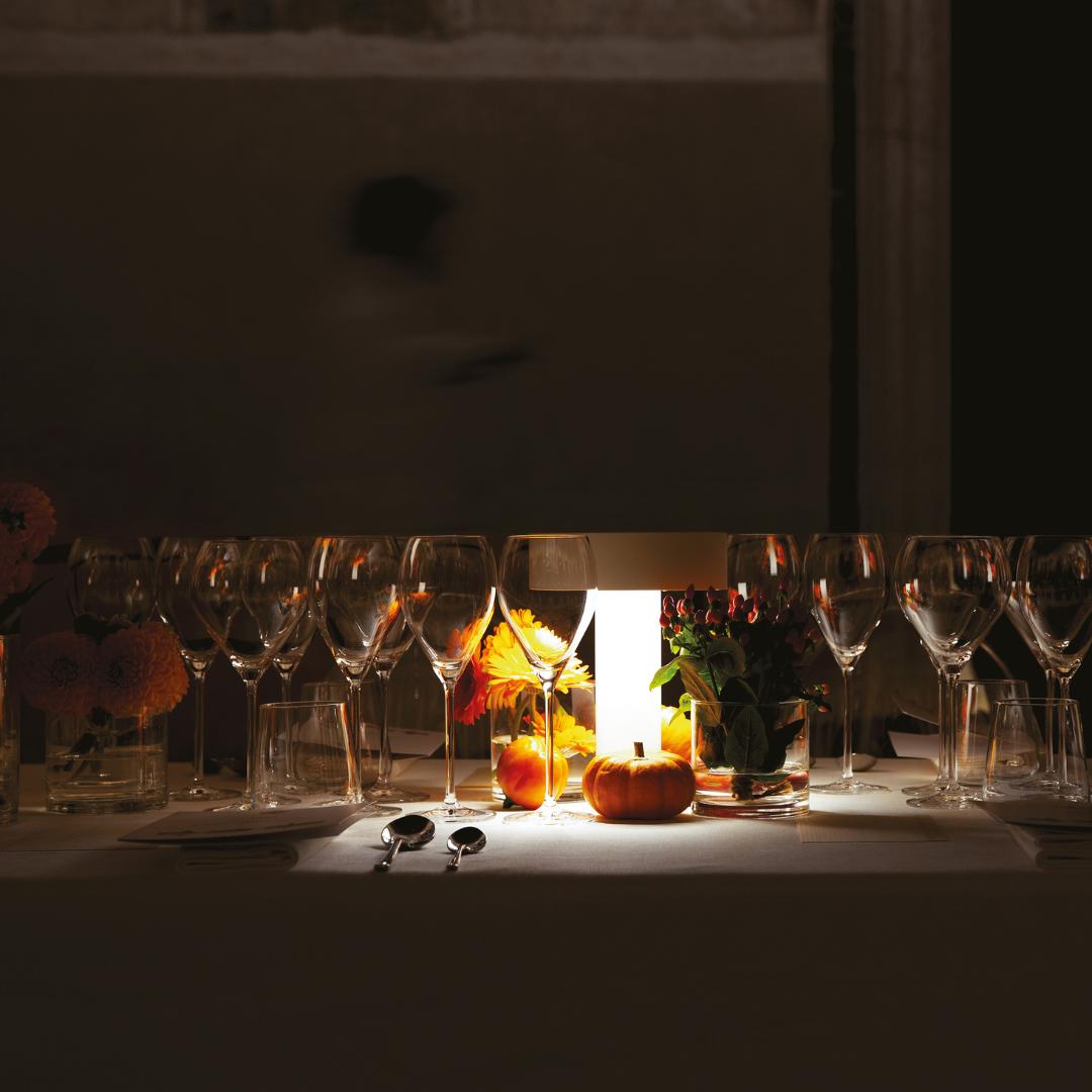 Davide Groppi PoPuP Speaker Portable Table Lamp | All Square Lighting