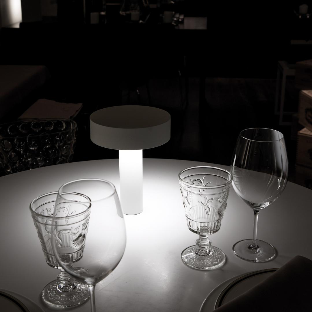 Davide Groppi PoPuP Speaker Portable Table Lamp | All Square Lighting