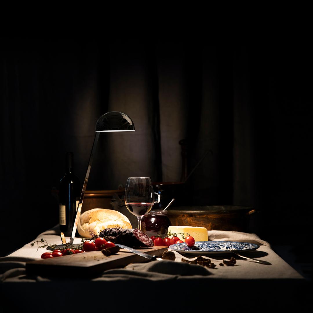 Davide Groppi Post Prandium Portable Table Lamp | All Square Lighting