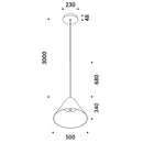 Davide Groppi Sottosopra 1 Pendant Light | All Square Lighting