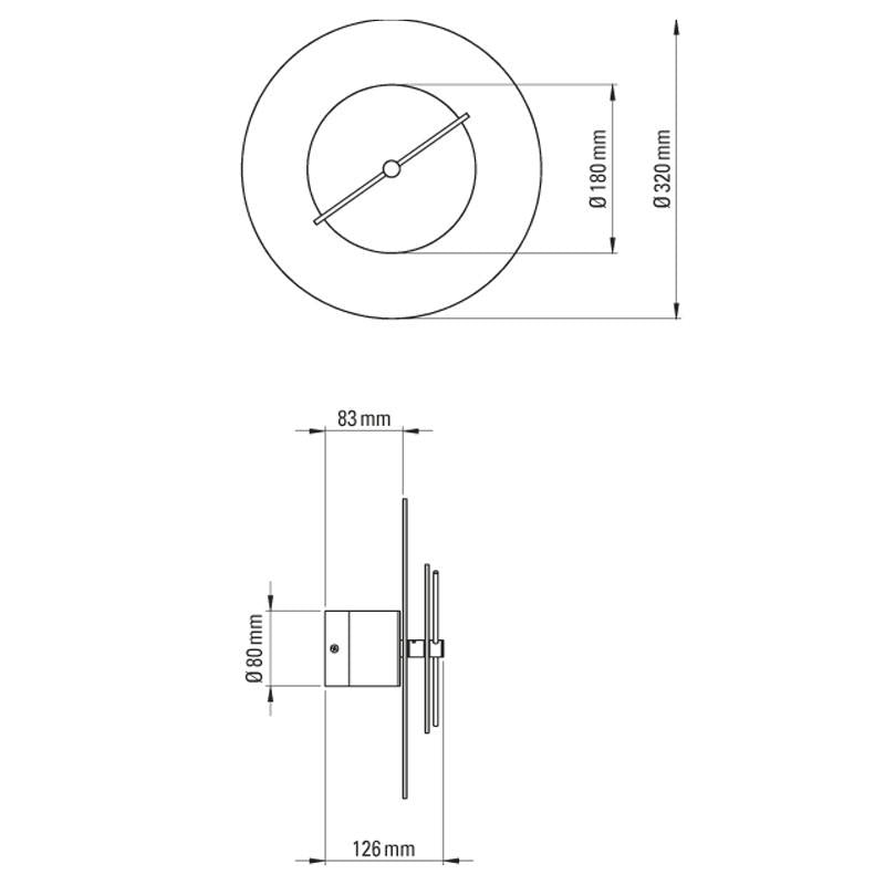 DCW Editions Delumina 320 Wall Light | All Square Lighting