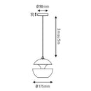 DCW Editions Here Comes The Sun 175 Pendant Light | All Square Lighting