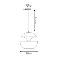 DCW Editions Here Comes The Sun 350 Pendant Light | All Square Lighting