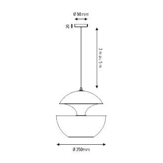 Here Comes The Sun 350 Pendant Light