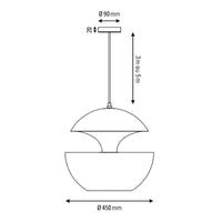 DCW Editions Here Comes The Sun 450 Pendant Light | All Square Lighting