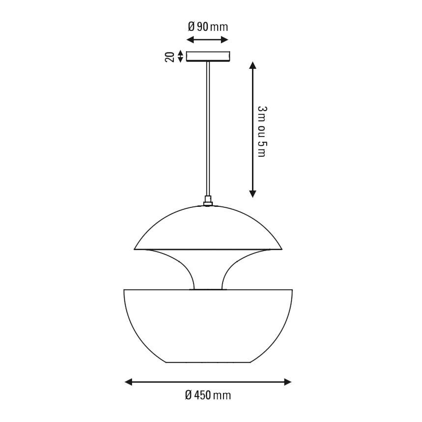 DCW Editions Here Comes The Sun 450 Pendant Light | All Square Lighting