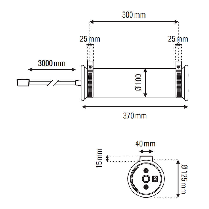 DCW Editions In The Tube 100 - 350 Wall Light | All Square Lighting