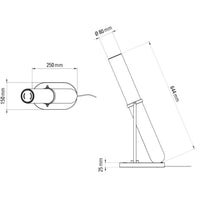 DCW Editions La Lampe Frechin Table Lamp | All Square Lighting