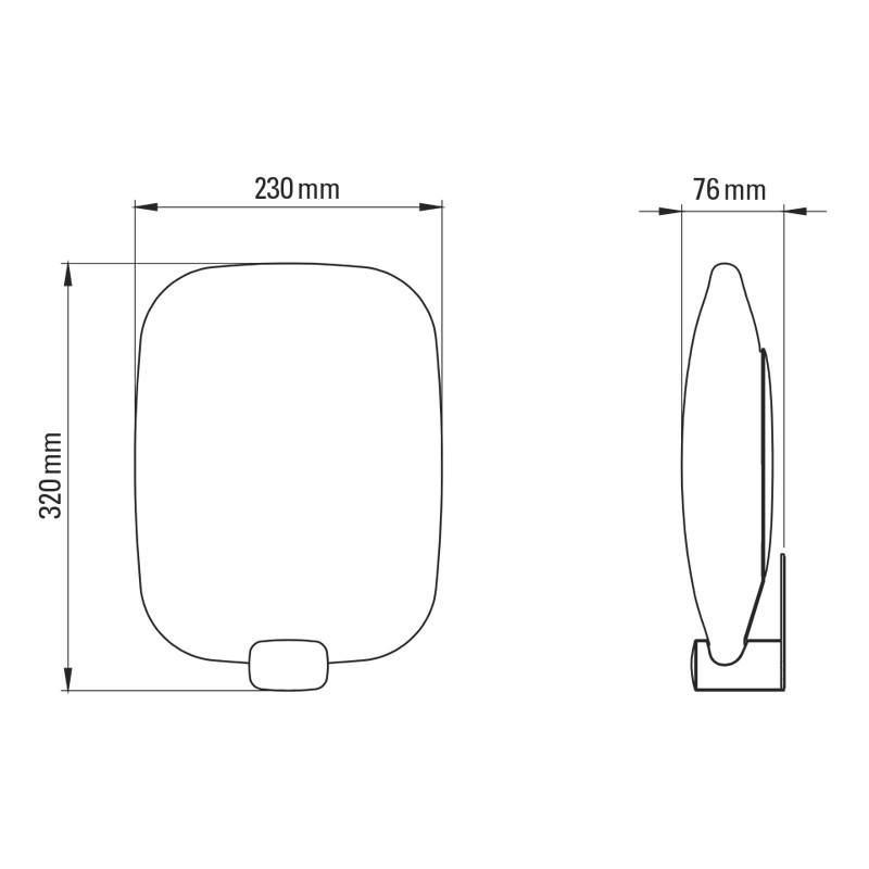 DCW Editions Light Me Tender Vertical Wall Light | All Square Lighting