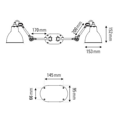 N°204 Double Wall Light