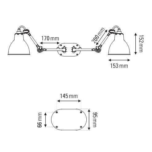 N°204 Double Wall Light