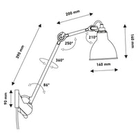 DCW Editions N°222 Plug Switch & Cable Wall Light | All Square Lighting