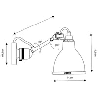 DCW Editions N°304 Bathroom Wall Light | All Square Lighting