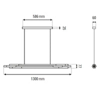 DCW Editions ORG 1300 Horizontal Pendant Light | All Square Lighting