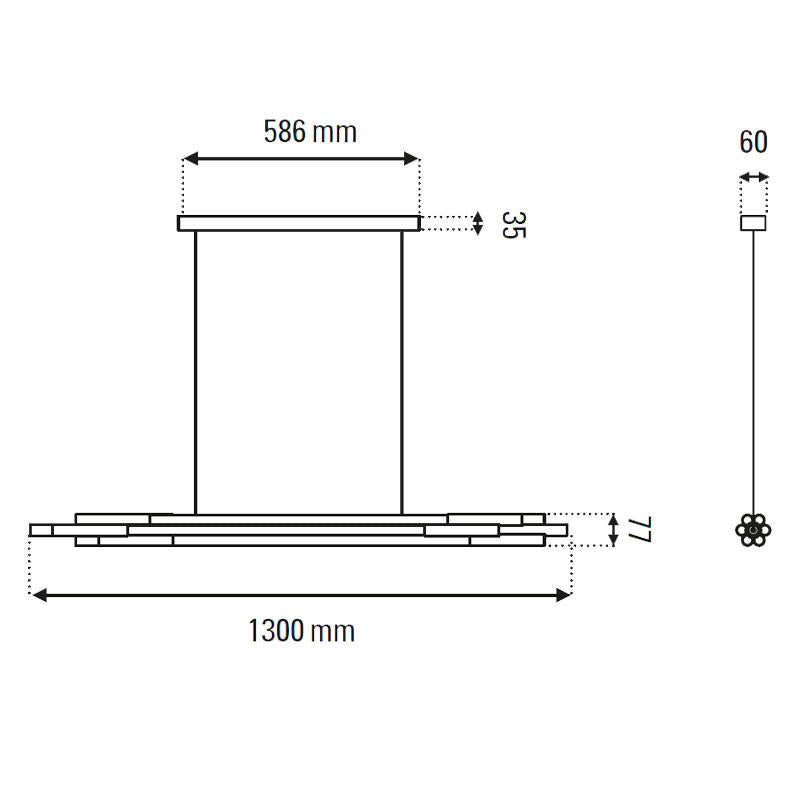 ORG 1300 Horizontal Pendant Light