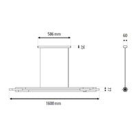 DCW Editions ORG 1600 Horizontal Pendant Light | All Square Lighting
