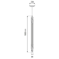 DCW Editions ORG 1600 Vertical Pendant Light | All Square Lighting