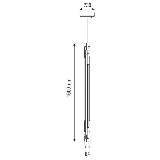 ORG 1600 Vertical Pendant Light