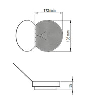 DCW Editions Poudrier Wall Light | All Square Lighting