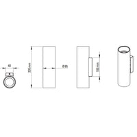DCW Editions Tobo W65 Wall Light | All Square Lighting