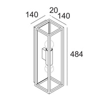 Delta Light Montur L O Wall Light | All Square Lighting