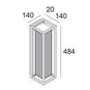 Delta Light Montur L PC LED Wall Light | All Square Lighting