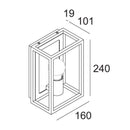 Delta Light Montur M O Wall Light | All Square Lighting