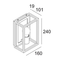 Delta Light Montur M O Wall Light | All Square Lighting