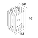 Delta Light Montur Mini M LED Wall Light | All Square Lighting