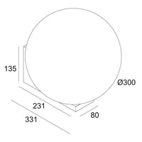 Delta Light Oono M W L Wall Light | All Square Lighting