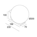 Delta Light Oono M W M Wall Light | All Square Lighting